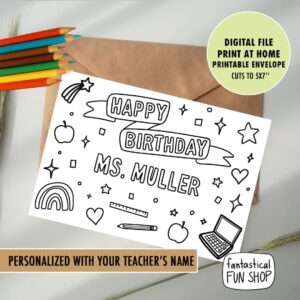 Free Printable Birthday Cards For Your Teacher Download Free Printable