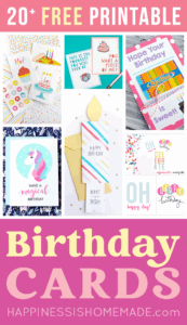Free Printable Birthday Cards Worksheets Library