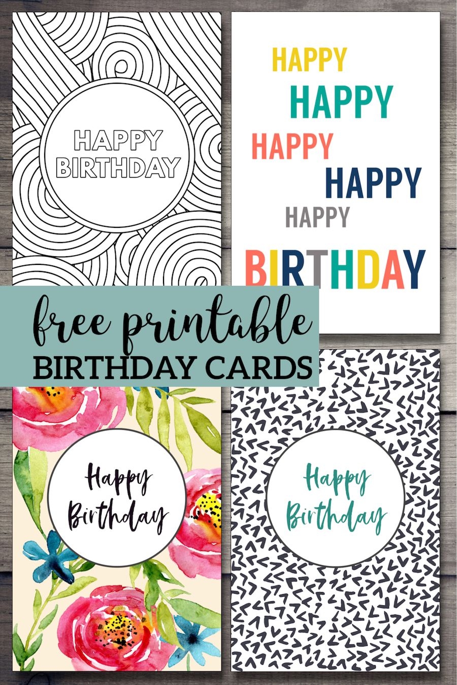 Free Printable Birthday Cards