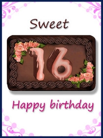 Free Printable Birthday Sweet 16 Cards Create And Print Free Printable 