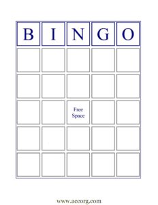 Free Printable Blank Bingo Template Create Your Own Bingo Cards Using