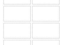 Free Printable Blank Business Cards Templates