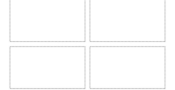 Free Printable Blank Business Cards Templates