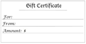 Free Printable Blank Gift Certificate Free Templates Printable