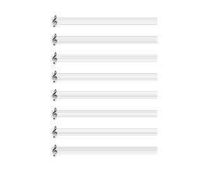 Free Printable Blank Piano Sheet Music Pdf