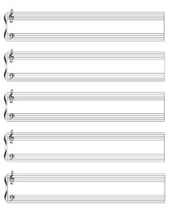 Free Printable Blank Sheet Music
