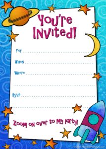 Free Printable Boys Birthday Party Invitations Birthday Invitation