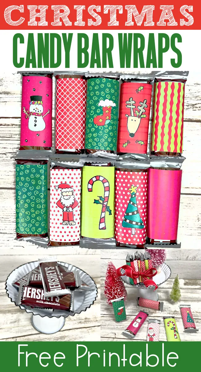 Free Printable Candy Bar Wrappers Christmas