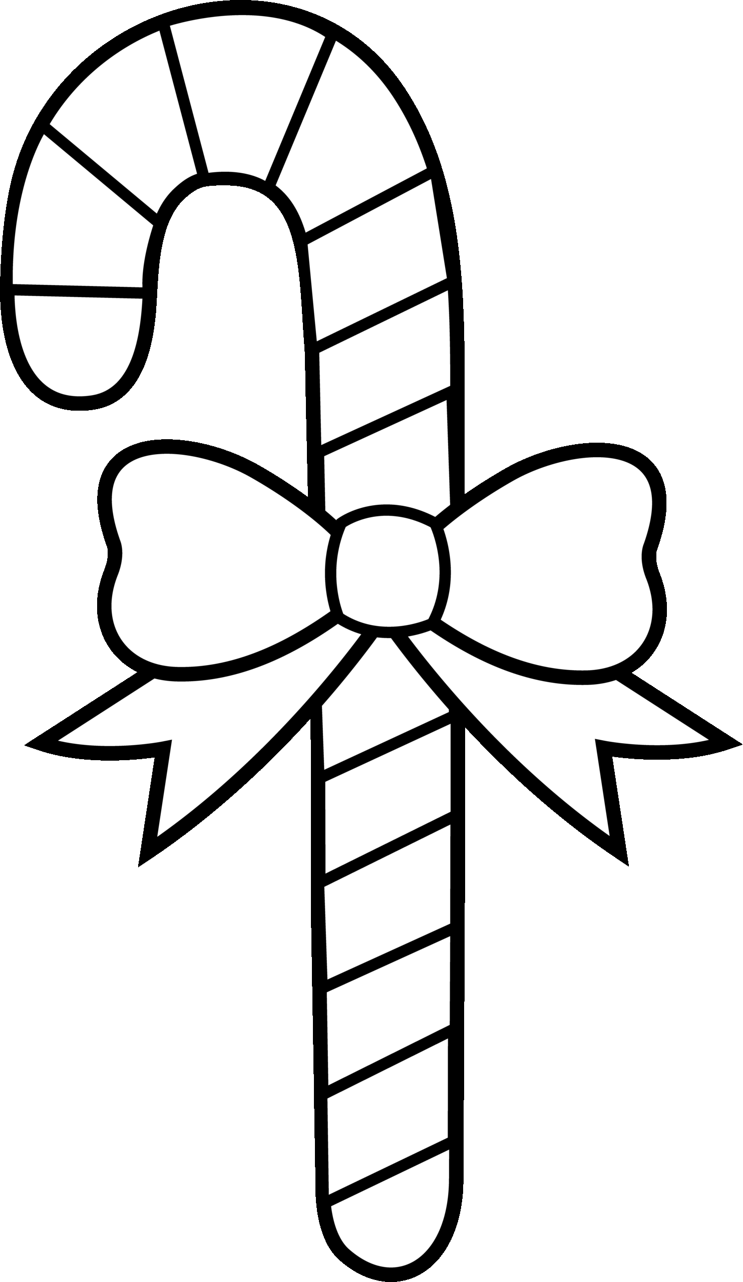 Free Printable Candy Cane Coloring Pages
