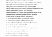 Christian Christmas Trivia Games Free Printable