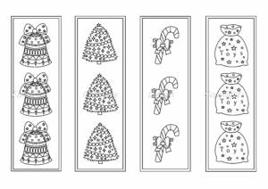 Free Printable Christmas Bookmarks To Color Printable Word Searches