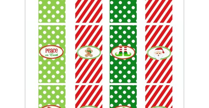 Candy Bar Wrappers Christmas Free Printable