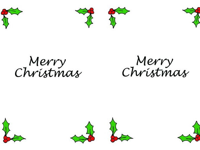 Free Printable Christmas Card Inserts