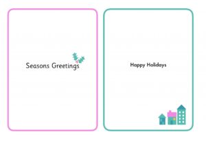 Free Printable Christmas Card Inserts