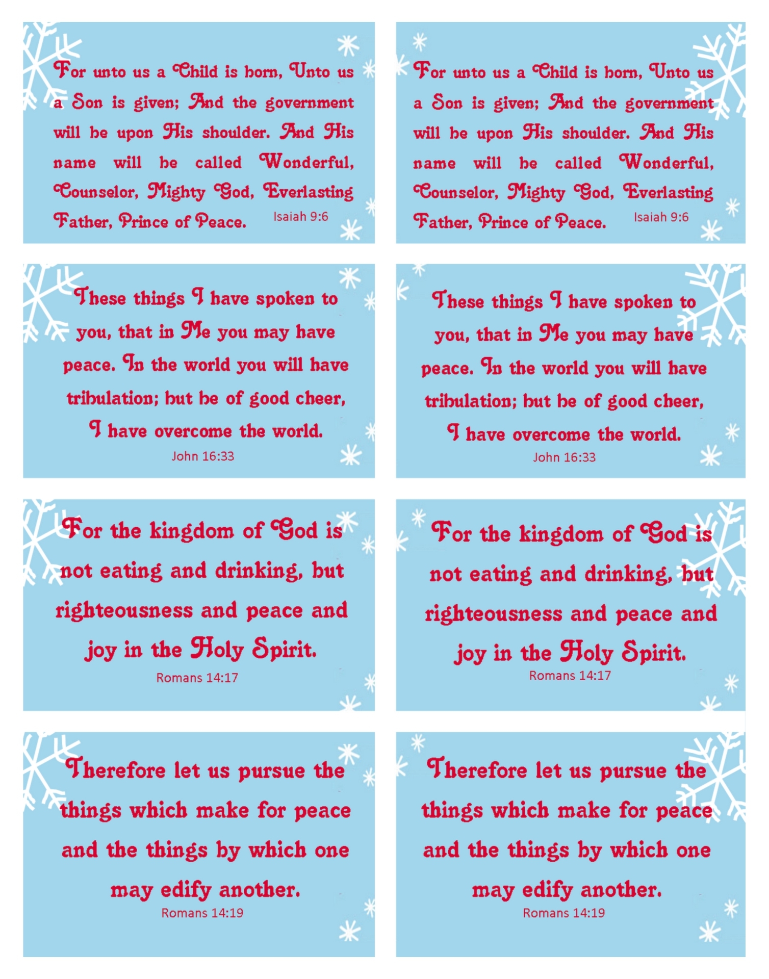 Free Printable Christmas Card Verses Printable JD