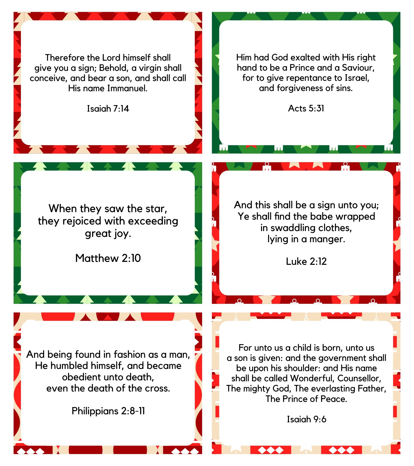 Free Printable Christmas Card Verses Printable JD