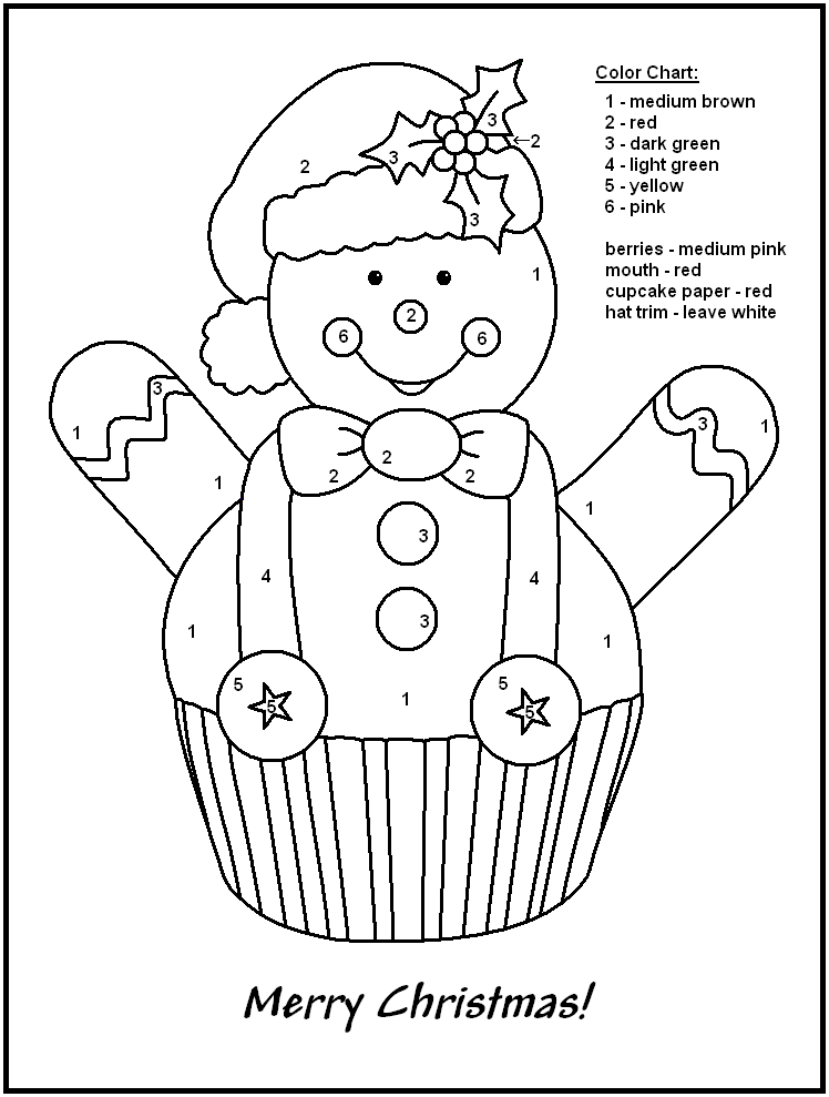 Free Printable Christmas Color By Number Activity Sheets And Coloring Pages