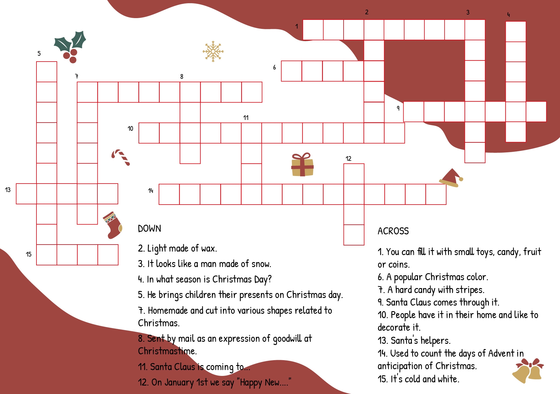 Free Printable Christmas Puzzles For Adults