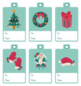 Free Printable Christmas Gift Tag Templates For Word