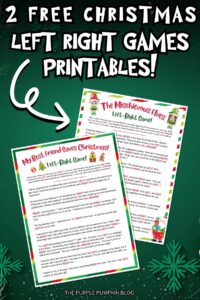 Free Printable Christmas Left Right Game