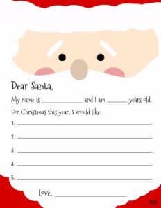 Free Printable Christmas Letters To Santa