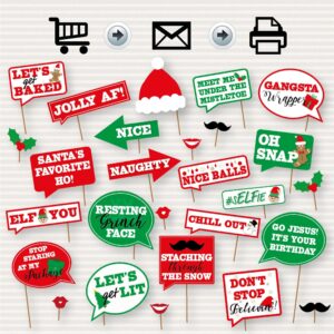 Free Printable Christmas Photo Booth Props Printable Word Searches