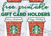 Free Printable Starbucks Gift Card Holder