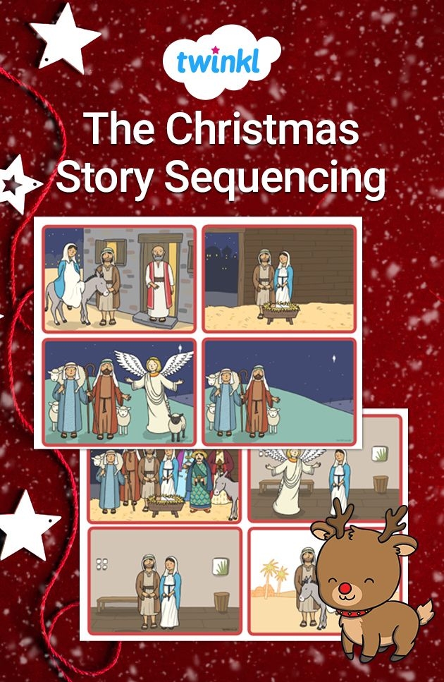 Free Printable Christmas Story Sequencing Pictures Luke C Vail