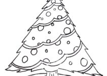 Christmas Tree Coloring Pages Free Printable