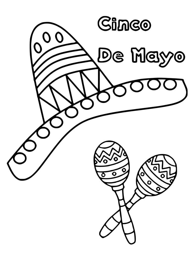 Free Printable Cinco De Mayo Coloring Pages
