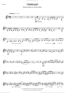 Free Printable Clarinet Sheet Music Printable Templates
