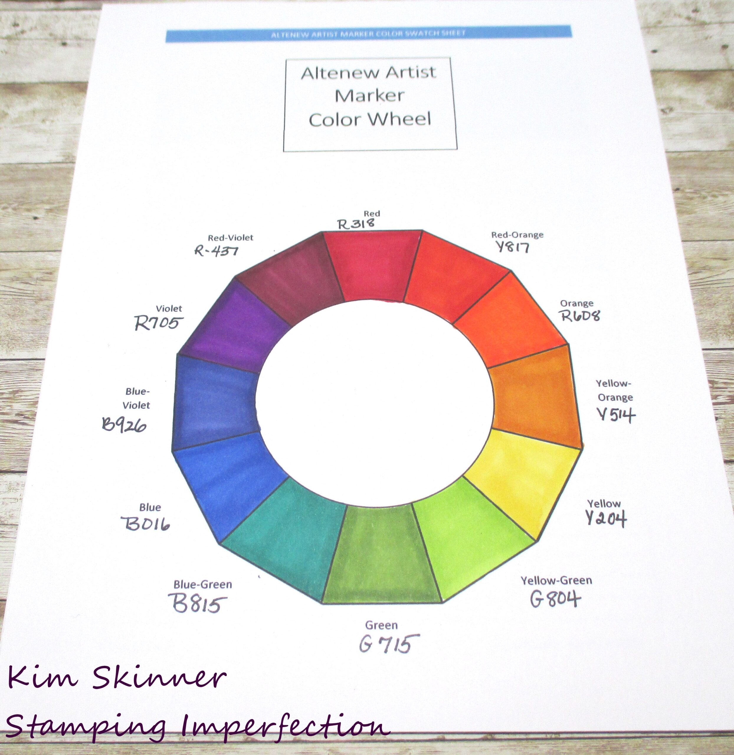 Free Printable Color Wheel For Artists