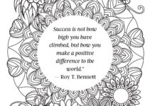 Free Printable Coloring Pages For Adults Quotes
