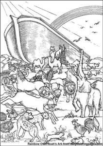 Free Printable Coloring Pages Noahs Ark Calendar Printables