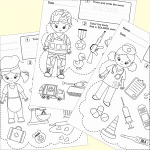 Free Printable Community Helpers Coloring Pages Artofit