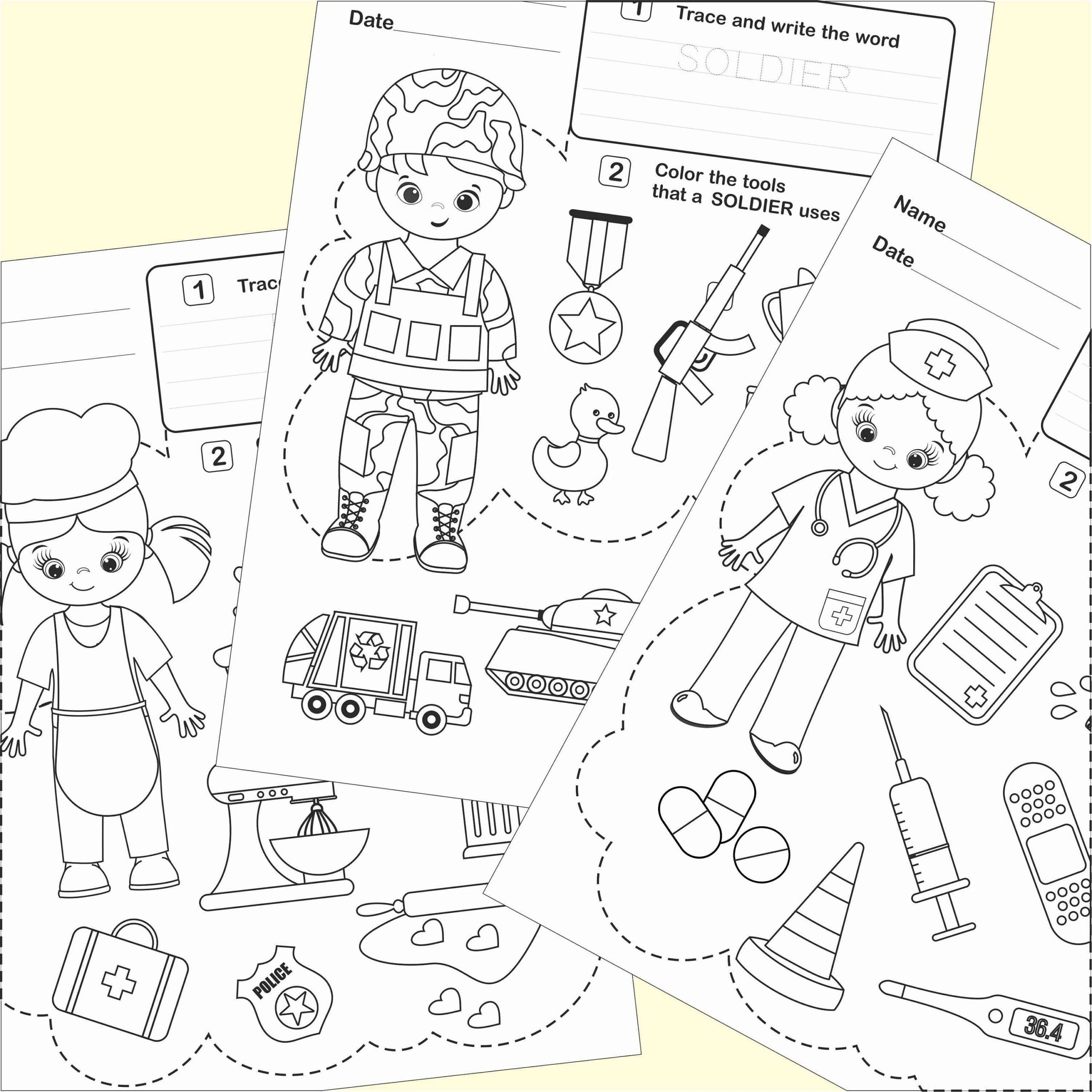 Free Printable Community Helpers Coloring Pages Artofit
