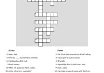 Free Make A Crossword Puzzle Printable