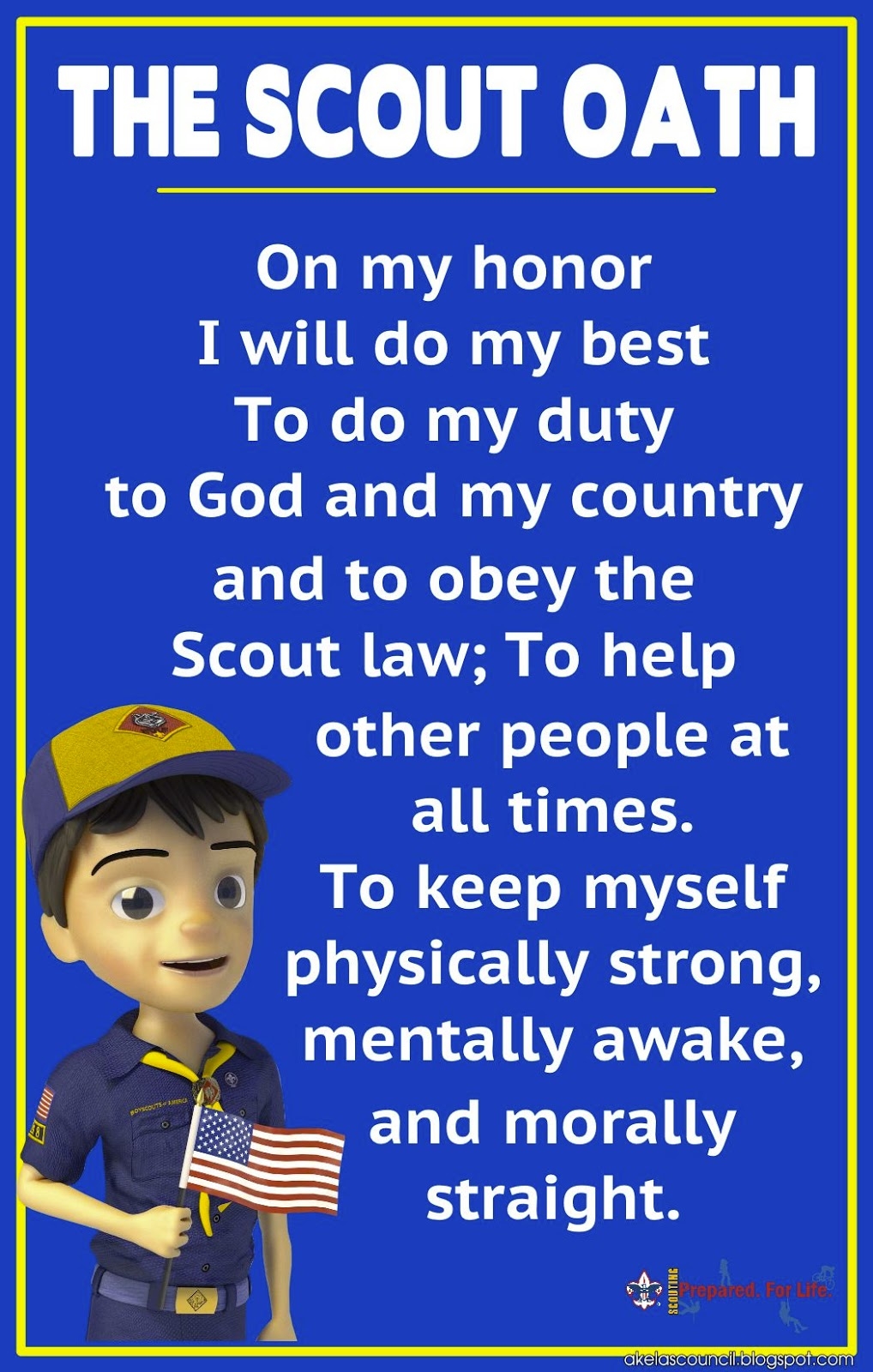 Free Printable Cub Scout Oath And Law