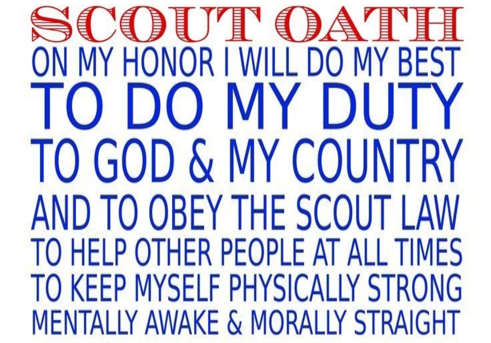 Free Printable Cub Scout Oath And Law