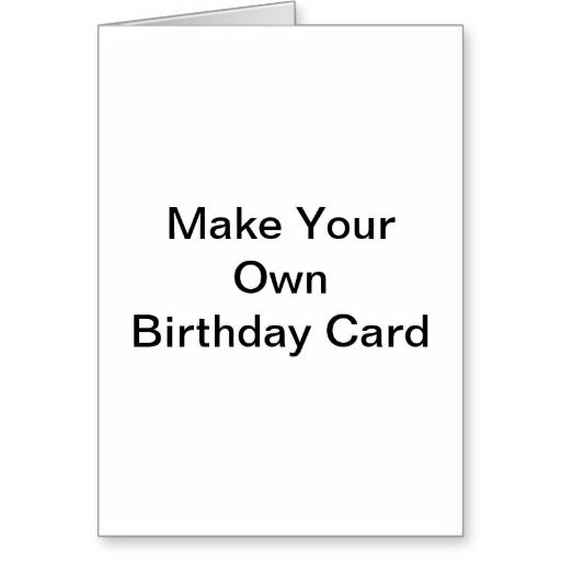 Make Your Own Card Free Printable