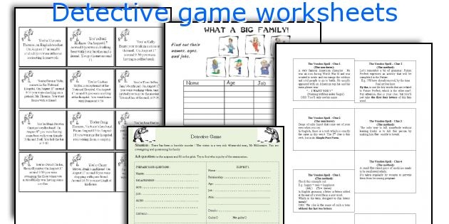 Free Printable Detective Games For Adults NewFreePrintable