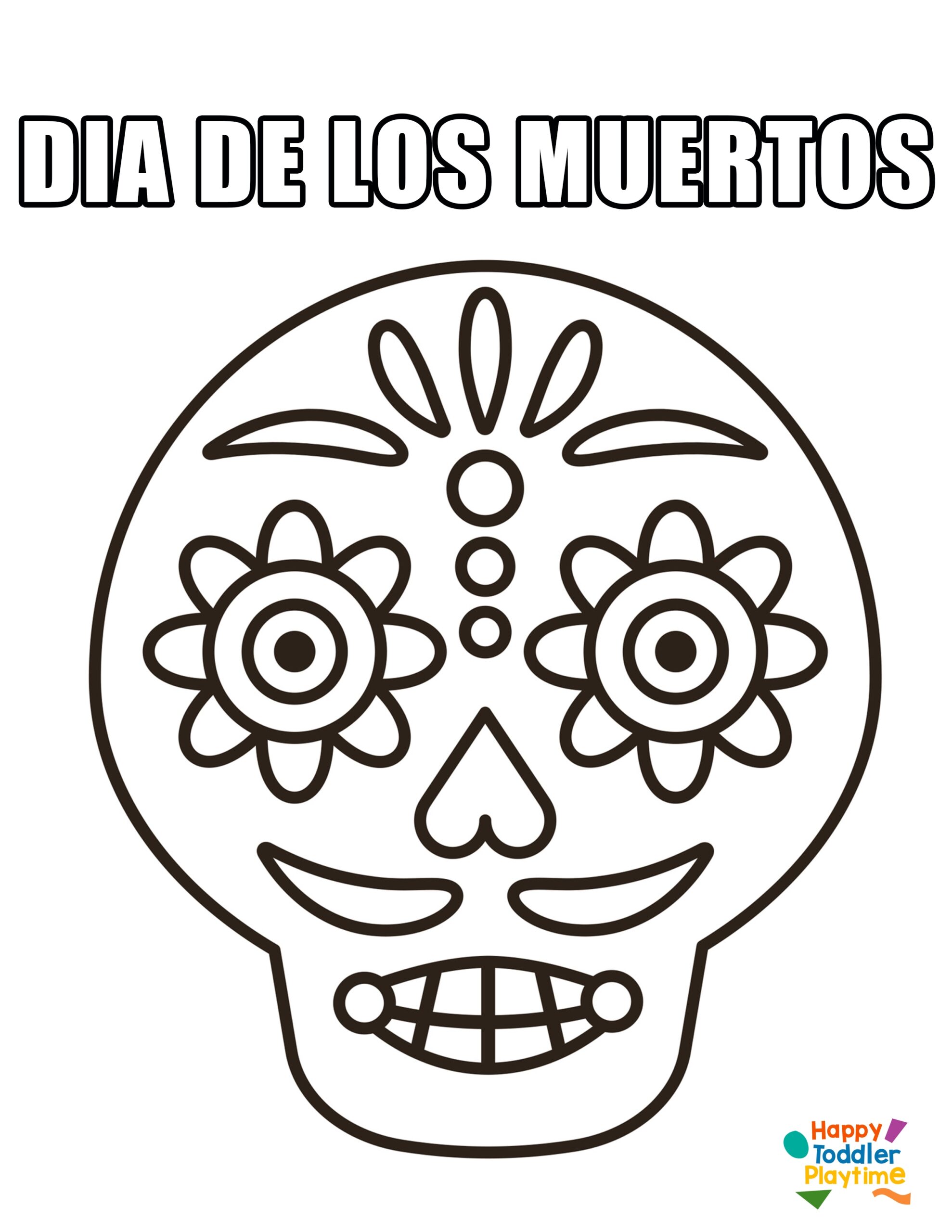 Free Printable Dia De Los Muertos Coloring Pages