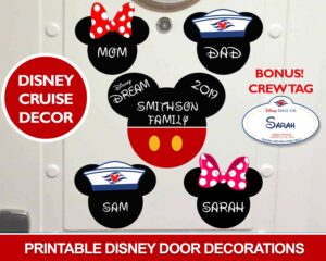 Free Printable Disney Cruise Door Decorations
