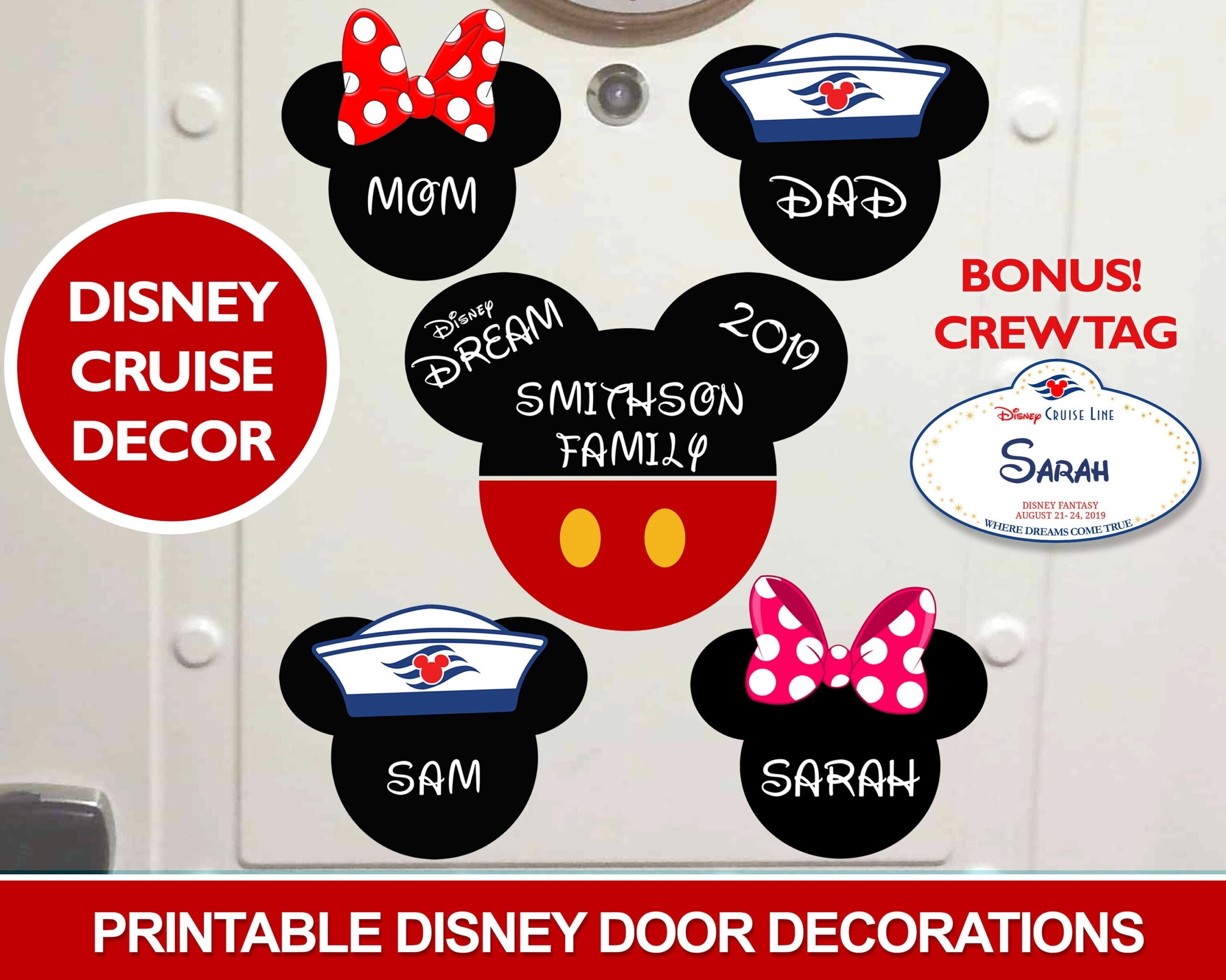 Free Printable Disney Cruise Door Decorations