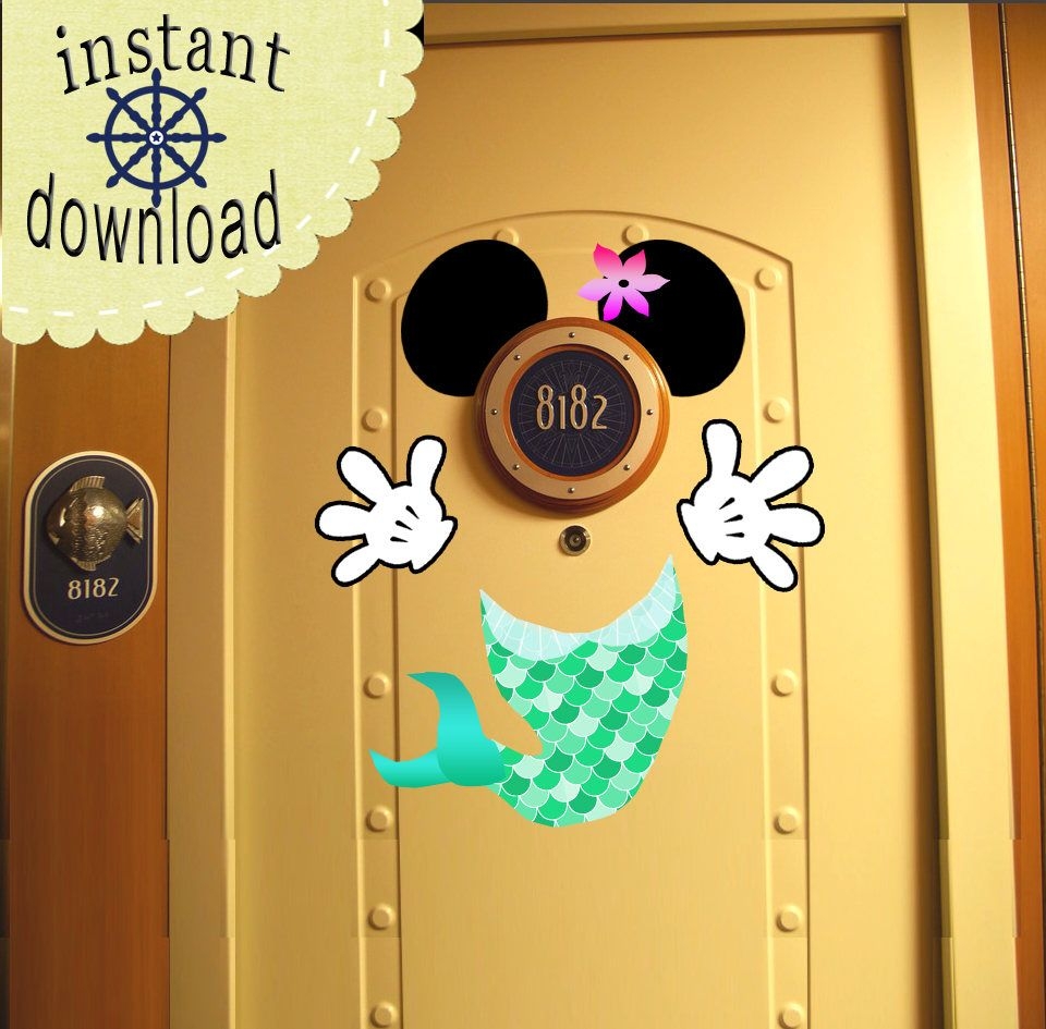Free Printable Disney Cruise Door Decorations Web Instantly Personalize 