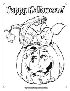 Free Printable Disney Halloween Coloring Pages
