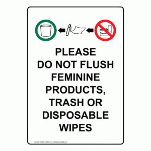 Free Printable Do Not Flush Signs