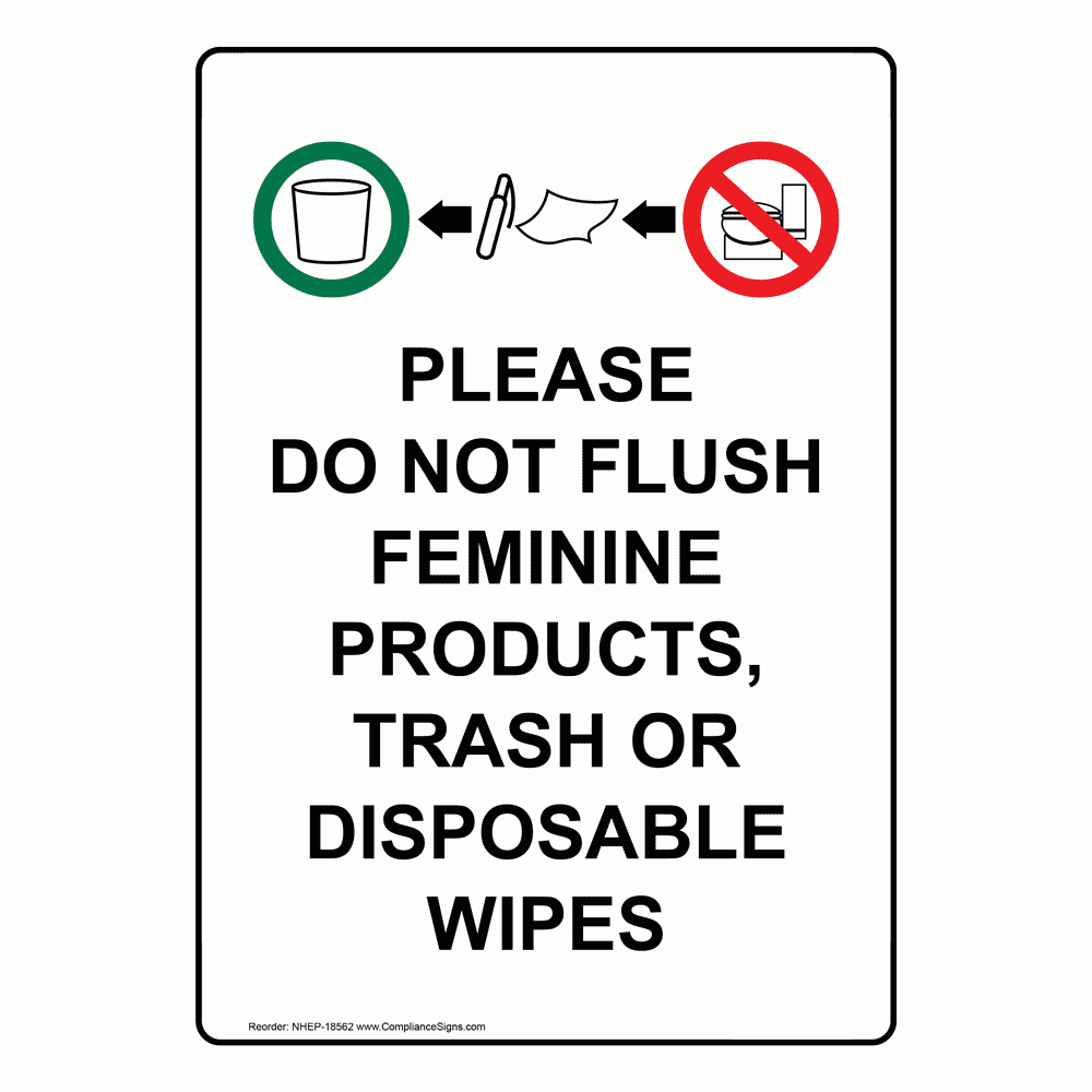Free Printable Do Not Flush Signs