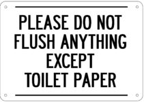 Free Printable Do Not Flush Signs