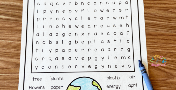 Earth Day Word Search Free Printable